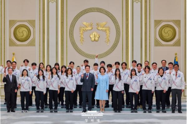 이재명 대통령, 동계올림픽 선수단 격려 오찬 기사 이미지