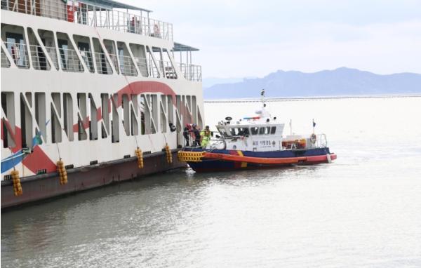 완도해경, 여객선 전기차 화재 대비 유관기관 합동훈련 실시 기사 이미지