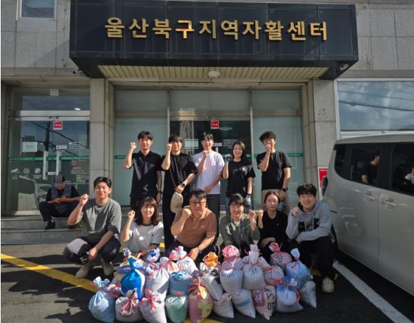 북구시설관리공단, 폐현수막 활용 모래주머니 제작 및 배부 기사 이미지
